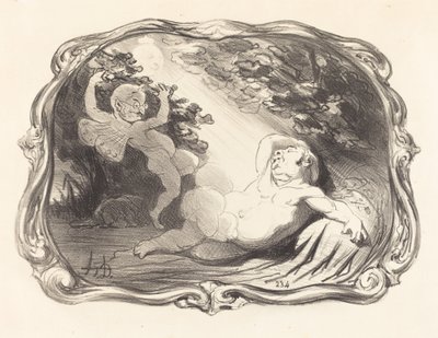 Endymion-Berryer álma alkotó: Honoré Daumier