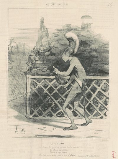 Az Ariadné fonala alkotó: Honoré Daumier