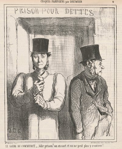 A kereskedelmi őr alkotó: Honoré Daumier