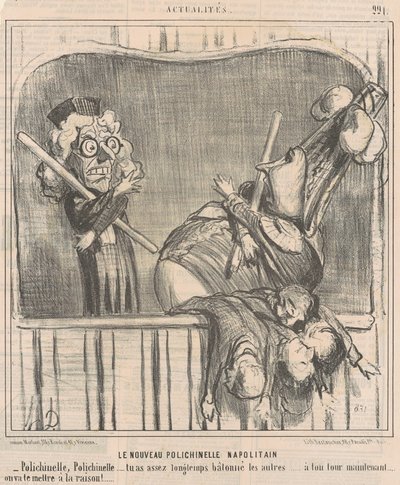 Az új nápolyi báb alkotó: Honoré Daumier