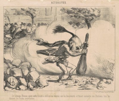 A vad bineau, amelynek... alkotó: Honoré Daumier