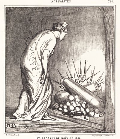 1868 karácsonyi ajándékai alkotó: Honoré Daumier