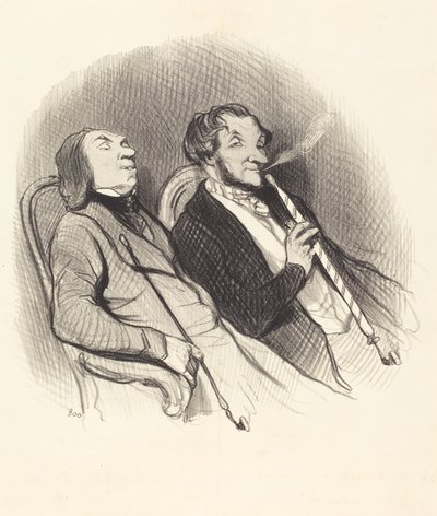 A Hadchidák dohányzói alkotó: Honoré Daumier