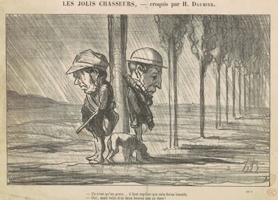 The Pretty Hunters alkotó: Honoré Daumier