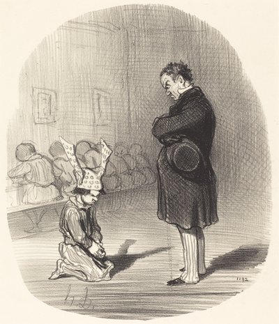 A felkelés következményei alkotó: Honoré Daumier