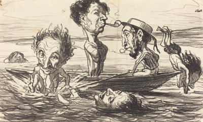 A Szajna tritonjai alkotó: Honoré Daumier