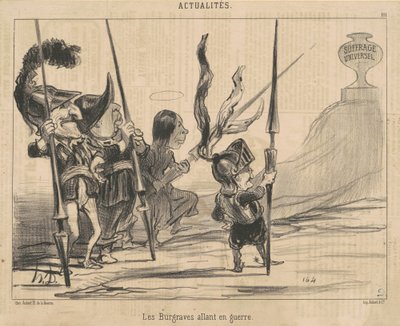 A betörők háborúba indulnak alkotó: Honoré Daumier