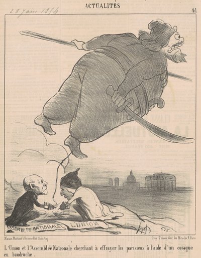 A viták... alkotó: Honoré Daumier