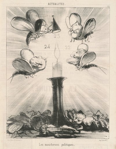 A politikai szúnyogok alkotó: Honoré Daumier