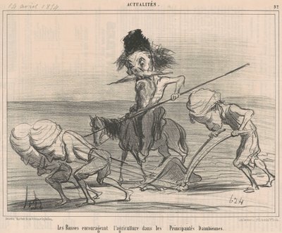 Az oroszok ösztönzik a mezőgazdaságot alkotó: Honoré Daumier
