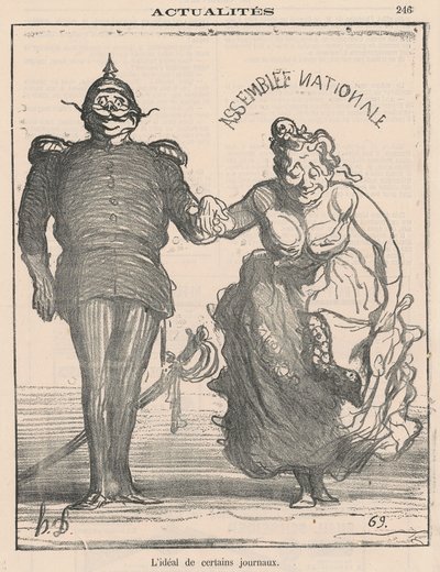 Egyes újságok eszményképe alkotó: Honoré Daumier