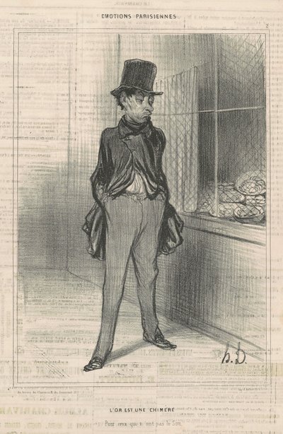 Az arany egy kiméra alkotó: Honoré Daumier