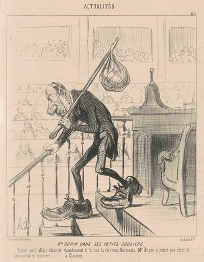 Mr. Dupin a kis cipőjében alkotó: Honoré Daumier