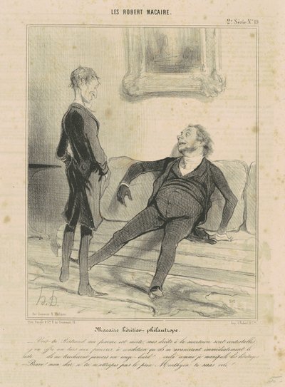 Macaire örökös emberbarát alkotó: Honoré Daumier