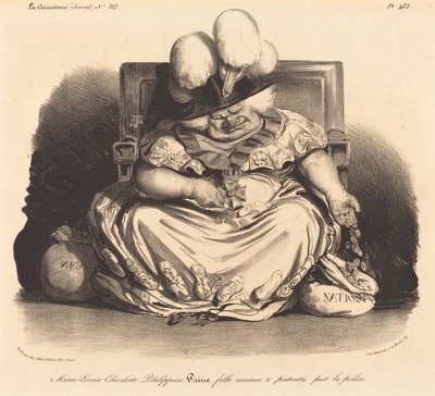 Marie-Louise-Charlotte-Philippinepairie alkotó: Honoré Daumier