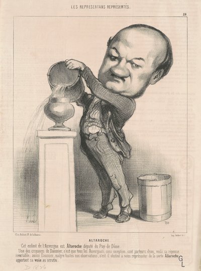 Marie-Michel Altaroche alkotó: Honoré Daumier