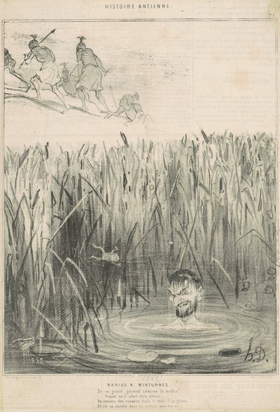 Marius a Minturnes-ből alkotó: Honoré Daumier