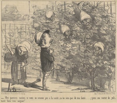 Rossz indokaim, ha nem térsz vissza az ugráshoz... alkotó: Honoré Daumier