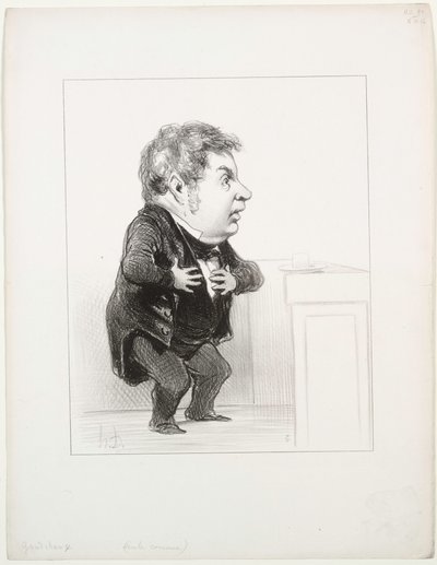 Michel Goudchaux, 1849. alkotó: Honoré Daumier