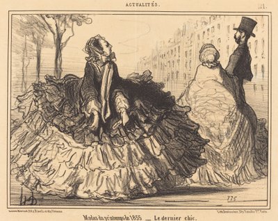 1855 tavaszi divatja alkotó: Honoré Daumier