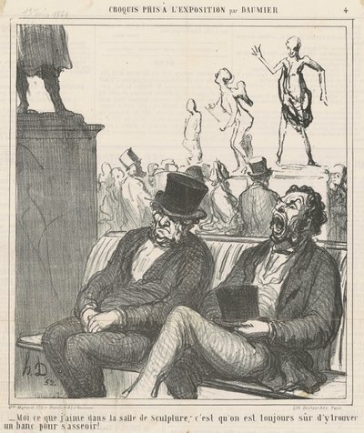 Amit szeretek a szoborszobában... alkotó: Honoré Daumier