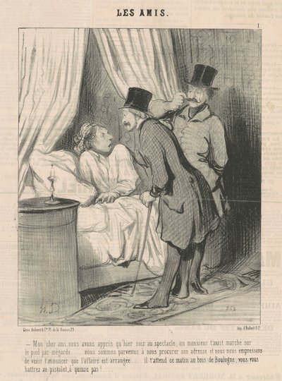 Kedves barátom, megtanultuk... alkotó: Honoré Daumier