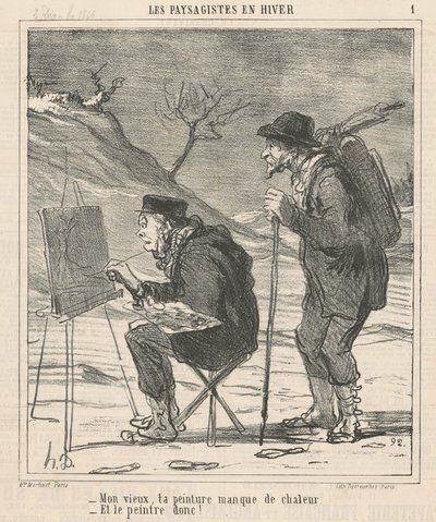 Haver, a festményedből hiányzik a melegség... alkotó: Honoré Daumier