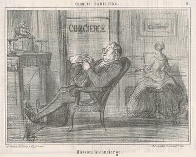 Mossie a házmester alkotó: Honoré Daumier