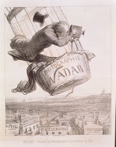 Nadar (1820-1910) a fotográfiát a művészet csúcsára emelte, 1862-ben jelent meg alkotó: Honoré Daumier