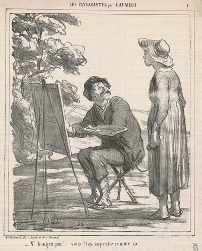 Ne mozdulj! ... alkotó: Honoré Daumier