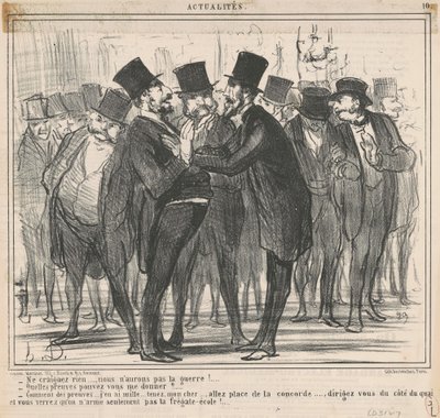 Semmitől se félj ... alkotó: Honoré Daumier