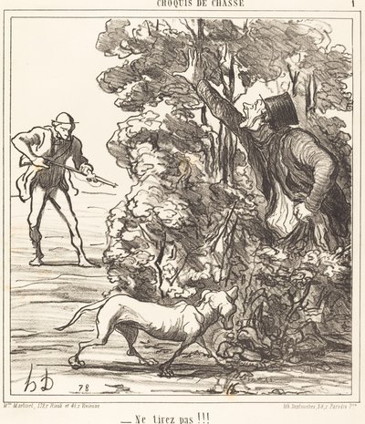 Ne húzd!!! alkotó: Honoré Daumier