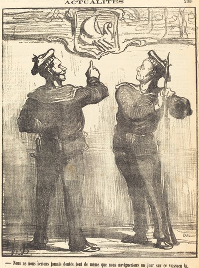 Soha nem gondoltuk volna... alkotó: Honoré Daumier