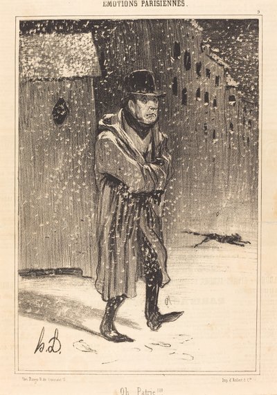 Ó szülőföld!!! alkotó: Honoré Daumier