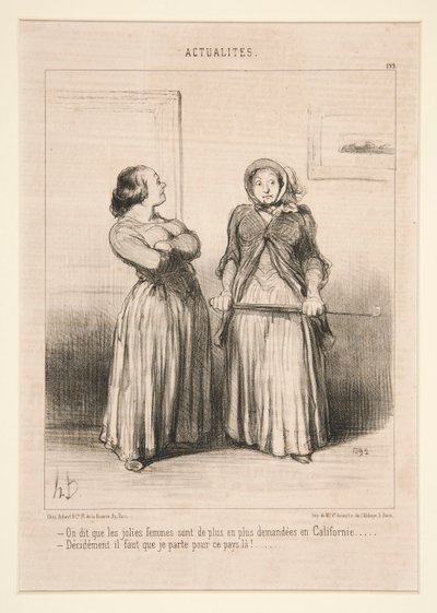 Állítólag Kaliforniában egyre nagyobb a kereslet a vonzó nőkre alkotó: Honoré Daumier