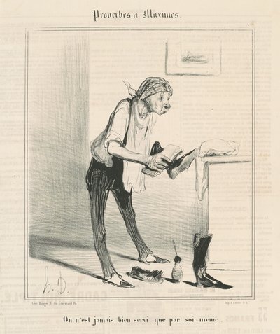Soha nem szolgálunk jól, csak mi magunk alkotó: Honoré Daumier