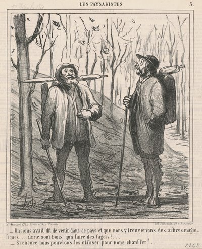Azt mondták nekünk, hogy jöjjünk ebbe az országba... alkotó: Honoré Daumier