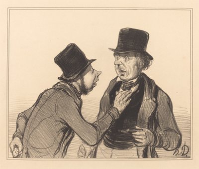 Igen, uram, ön nem Párizsból származik... alkotó: Honoré Daumier