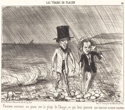 Gabonát kapó párizsiak... alkotó: Honoré Daumier