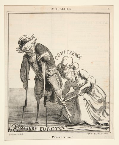 Szegény Öreg!, az Actualites-tól alkotó: Honoré Daumier