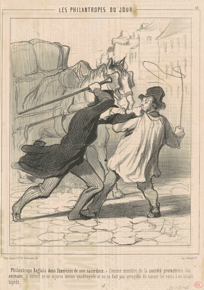 Angol filantróp a gyakorlatban ... alkotó: Honoré Daumier