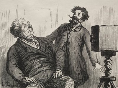 Fotós és fényképezett alkotó: Honoré Daumier