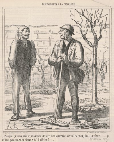 Gondolom ez szórakoztat... alkotó: Honoré Daumier