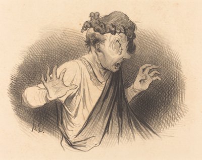 Kinek valók ezek a kígyók... alkotó: Honoré Daumier