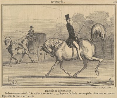 A lovaglás fejlődése alkotó: Honoré Daumier