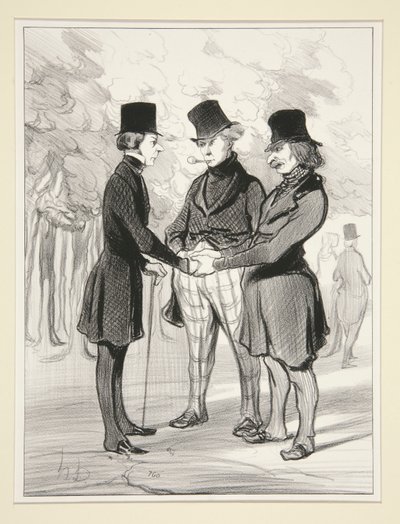 Milyen boldog találkozás alkotó: Honoré Daumier