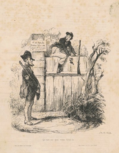 Mit csinálsz itt... alkotó: Honoré Daumier