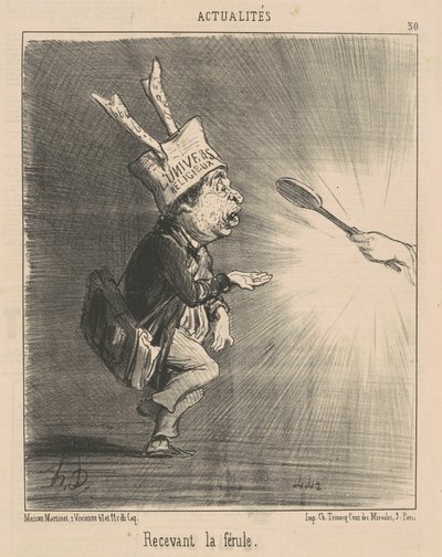 A hüvely fogadása alkotó: Honoré Daumier
