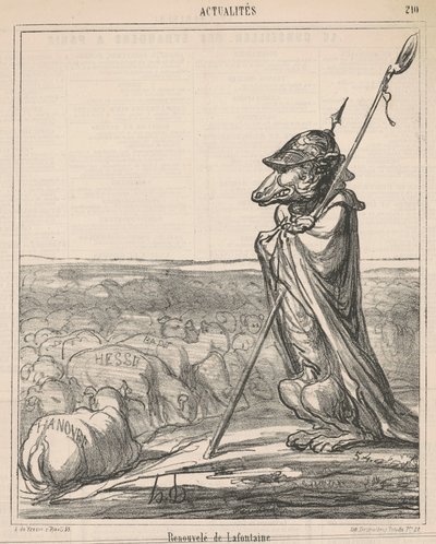 Felújított szökőkút alkotó: Honoré Daumier