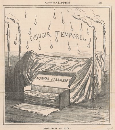 Nyugodjon békében! alkotó: Honoré Daumier